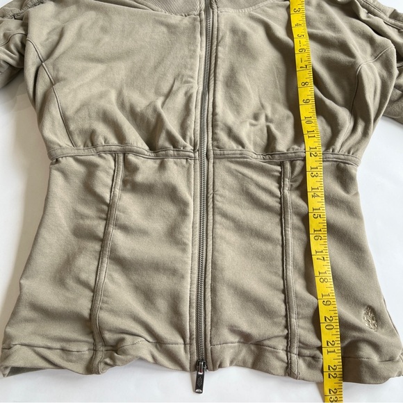 Free People Movement Foundation Ruched Seam Full Zip Jacket Womens Large - Picture 11 of 13